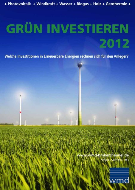 GRÜN INVESTIEREN 2012 - Das eMagazin