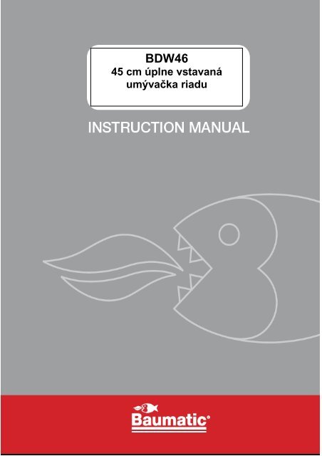 45 cm úplne vstavaná umývačka riadu - baumatic.cz