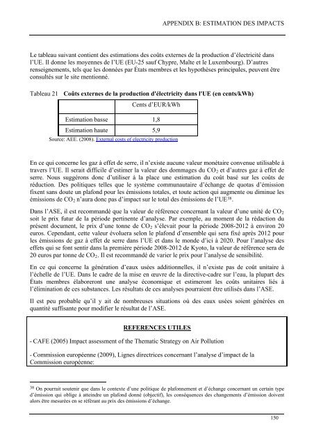 Guide relatif à l'analyse socio- économique ... - ECHA - Europa