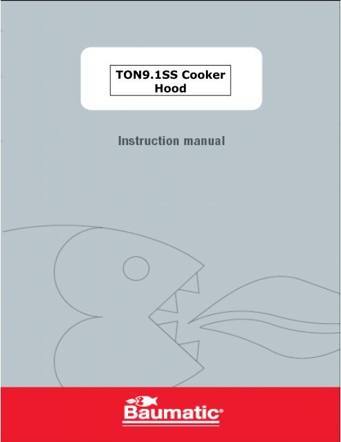 TON9.1SS Cooker Hood