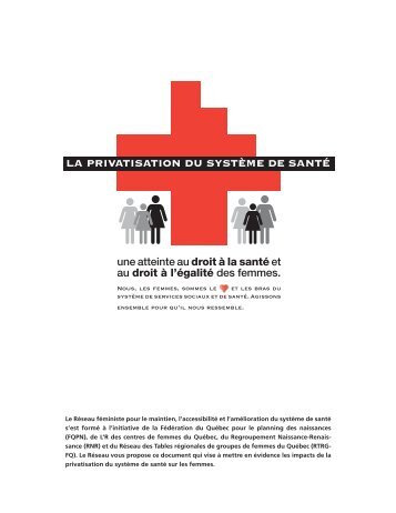 La privatisation du système de santé : une atteinte au droit à la santé ...