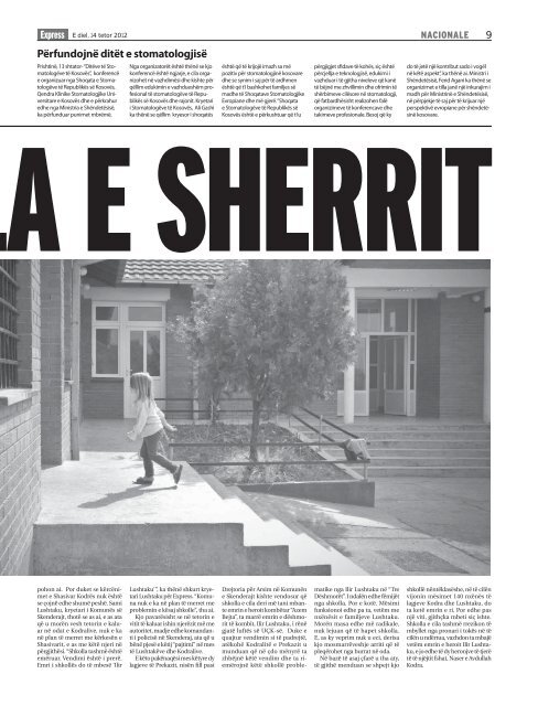 SHKOLLA E SHERRIT - Gazeta Express