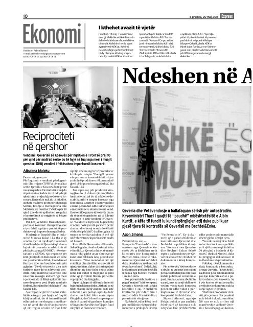 NDESHEN NE AUTOSTRADE - Gazeta Express