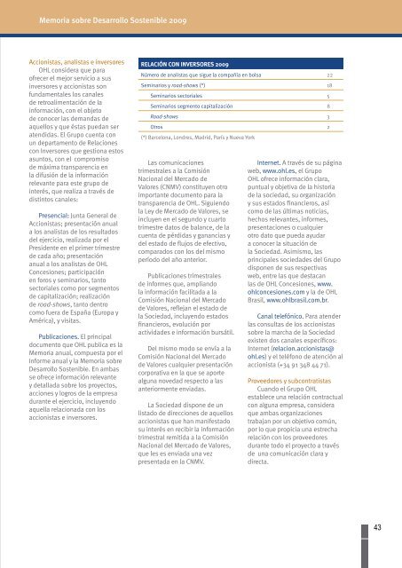 Memoria sobre Desarrollo Sostenible 09 - Corresponsables.com