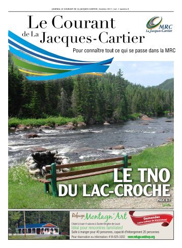 Octobre, vol. 1, num. 8 - MRC de La Jacques-Cartier