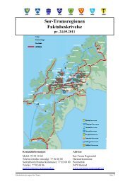 Faktabeskrivelse pr. 24.05.2011 - Sør-Troms regionråd