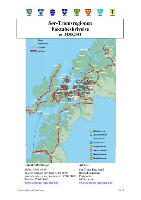 Faktabeskrivelse pr. 24.05.2011 - Sør-Troms regionråd