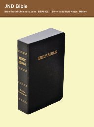 JND Bible - Bible Truth Publishers