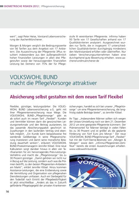 Biometrische Risiken 2012 - Das eMagazin!