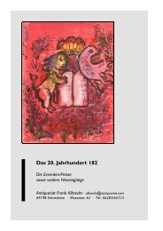 Das 20. Jahrhundert 182 - Antiquariat Frank Albrecht