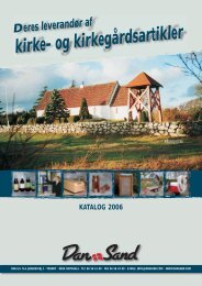 download katalog – klik her - DSN A/S - Kirke- og kirkegårdsartikler.