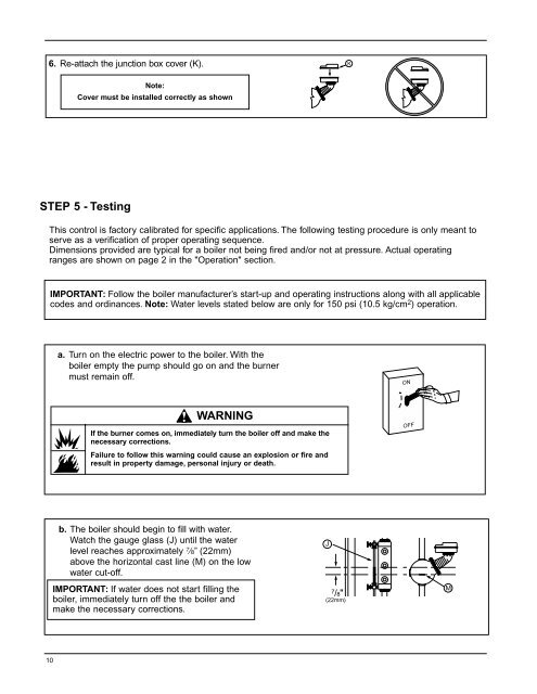 operation - Lattner Boiler