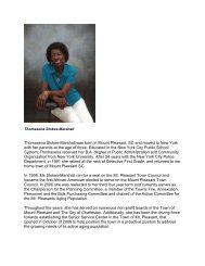 Thomasena Stokes-Marshall was born in Mount Pleasant, SC and ...