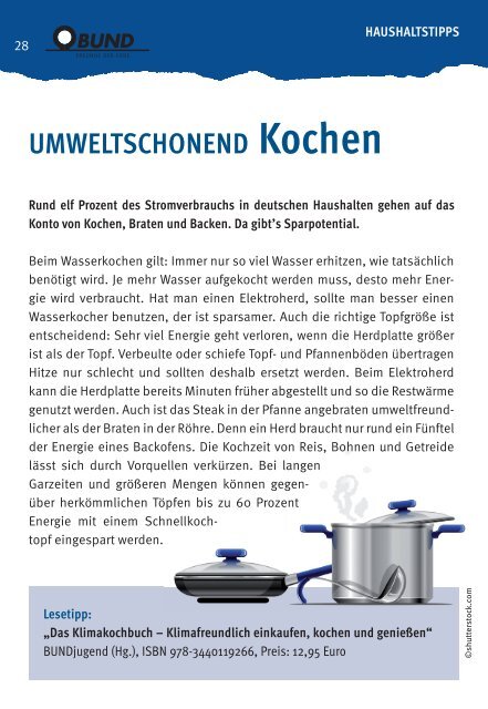 BUND Umwelt-Tipps Heilbronn / Heidelberg / Mannheim 2013