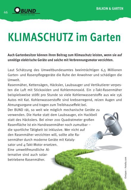 BUND Umwelt-Tipps Heilbronn / Heidelberg / Mannheim 2013