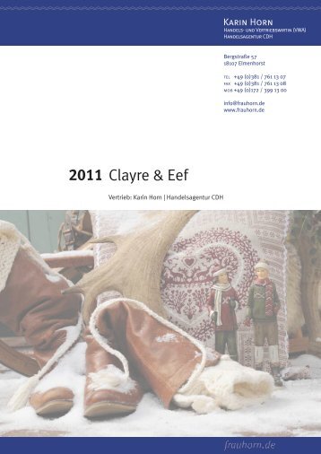 Katalog Clayre & Eef 2011 - frauhorn.de