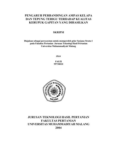 File : PENDAHULUAN.pdf - Universitas Muhammadiyah Malang