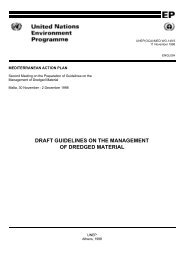 draft guidelines on the management of dredged material