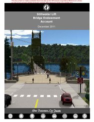 Stillwater Lift Bridge Endowment Account - Minnesota State ...