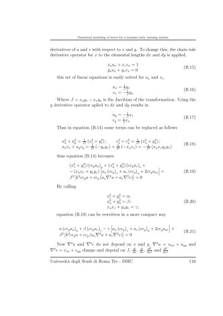 Numerical modeling of waves for a tsunami early warning system