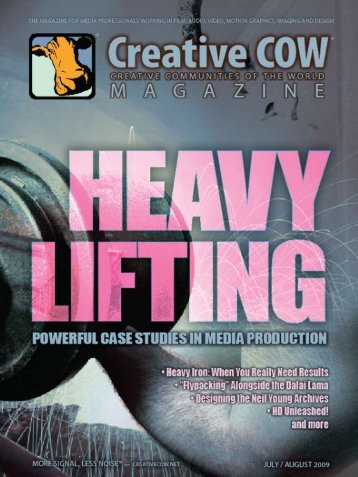 Need heavy lifting? - Creative COW Magazine