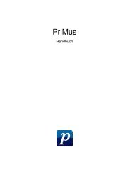 Handbuch zu - PriMus