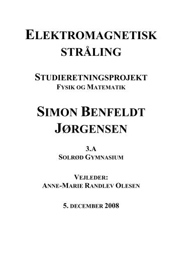 SRP_Elektromagnetisk stråling_Simon Benfeldt ... - uniguld