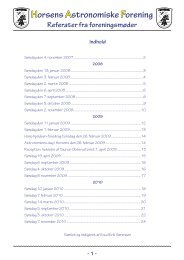 2007 - 2010 (pdf) - Horsens Astronomiske Forening