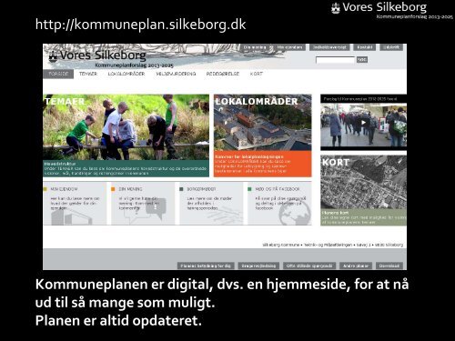 Se kommunens præsentation (pdf) - Kommuneplan - Silkeborg