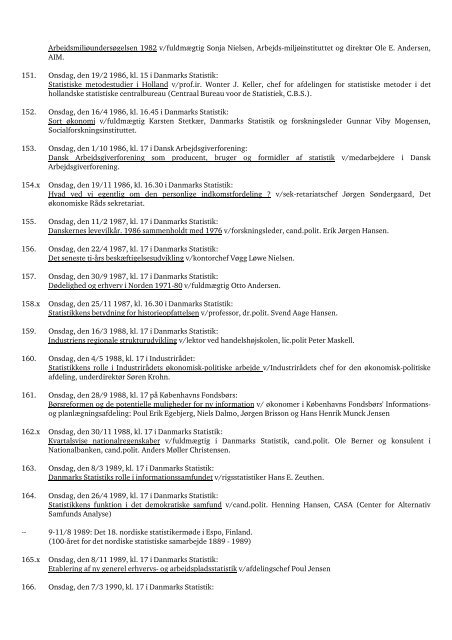 Hent foreningens historie - Danmarks Statistik