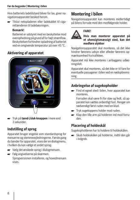 Mobile Navigation - Blaupunkt