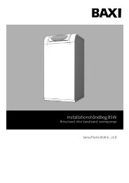 Installationshåndbog BSW - Baxi