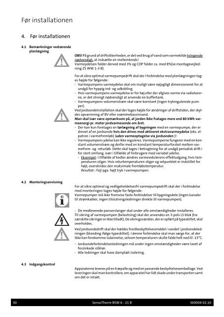 Installationshåndbog BSW - Baxi