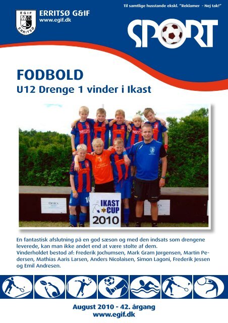 FODBOLD - Erritsø Gymnastik- &amp; Idrætsforening