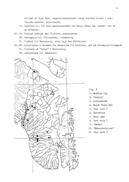 BOTANISKE UNDERSØGELSER PA JAMESON lAND 1982 Rapport ...