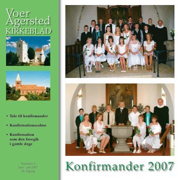 Konfirmander 2007 - Voer og Agersted Sogne