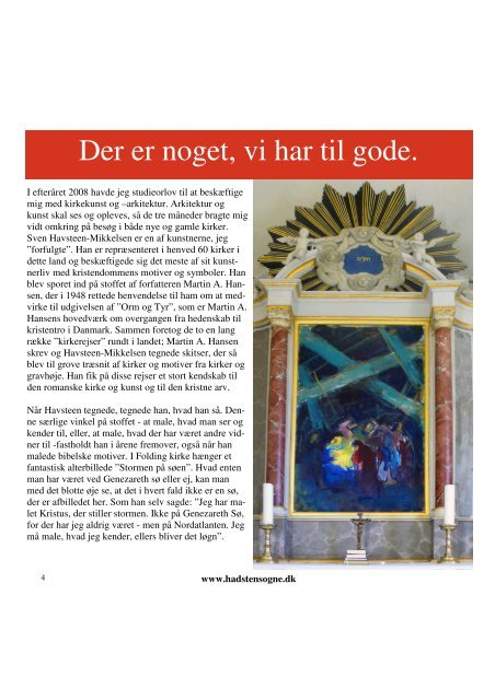 Kirkeblad.febr. 2010 - Hadsten sogne