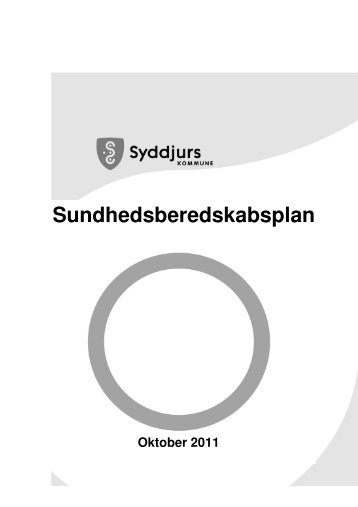 Sundhedsberedskabsplan - Syddjurs Kommune