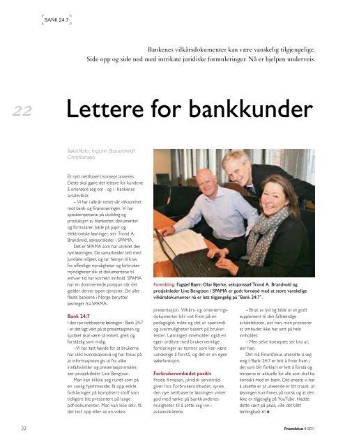 Last ned Finansfokus 08/11 som PDF - Finansforbundet