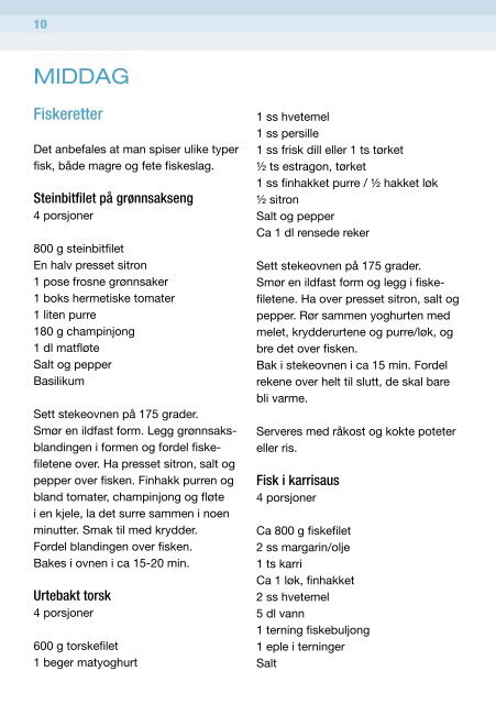 Last ned kostholdsbrosjyren (pdf 239.5kb) - MS-Senteret Hakadal