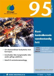 Produktinformasjon - Norsk Industriolje AS