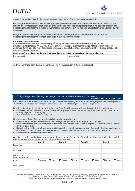 EU/FA2 - Ny i Danmark