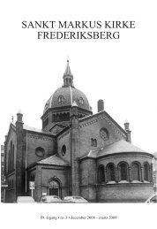 SANKT MARKUS KIRKE FREDERIKSBERG