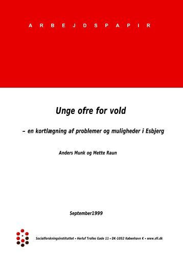 Unge ofre for vold - SFI