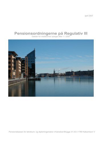 Pensionsordningerne på Regulativ III - ISP Pensionskassen