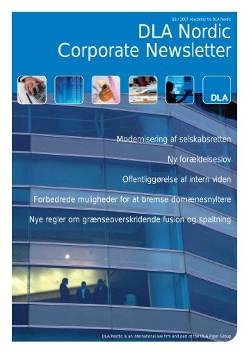 DLA Nordic Corporate Newsletter - Horten