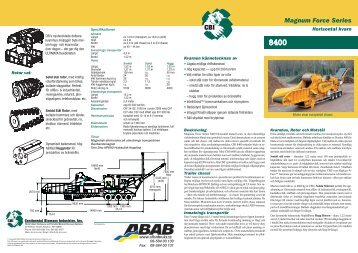 Magnum Force Series - Continental Biomass Industries, Inc.