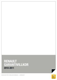 Läs mer om övriga garantivillkor. - Renault