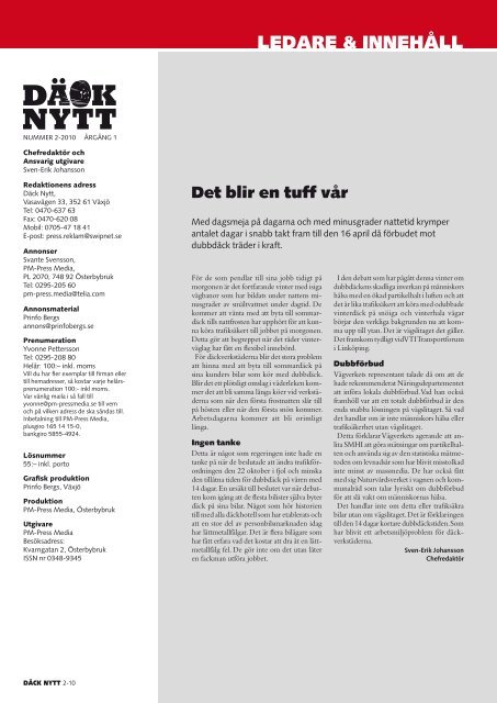 Däck Nytt 2/10