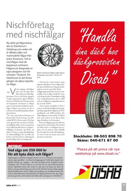 Däck Nytt 2/10